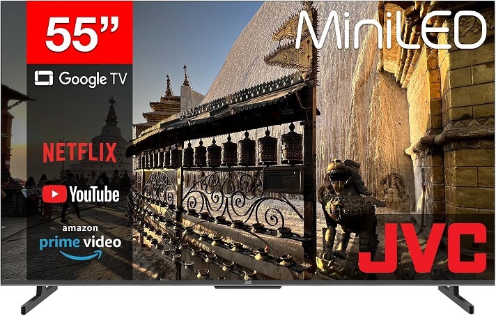 JVC 55 Inch 4K Mini LED 144Hz Google TV