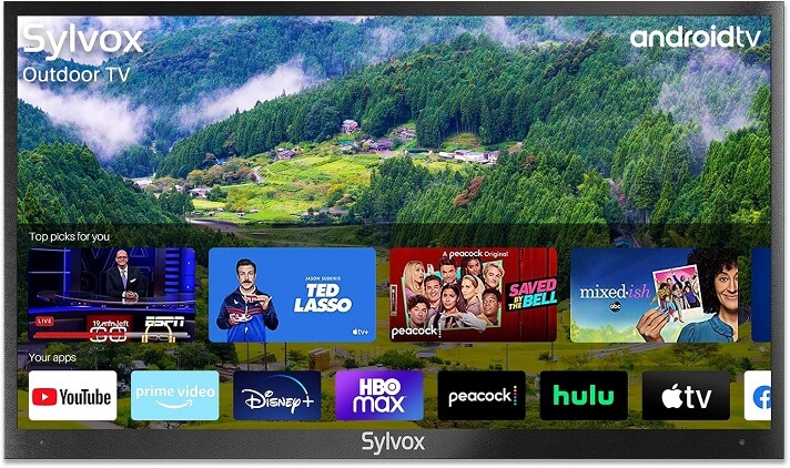 SYLVOX 55 Inch Outdoor 4K UHD Smart TV