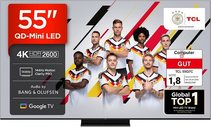 TCL 55 Zoll QD-Mini LED Fernseher
