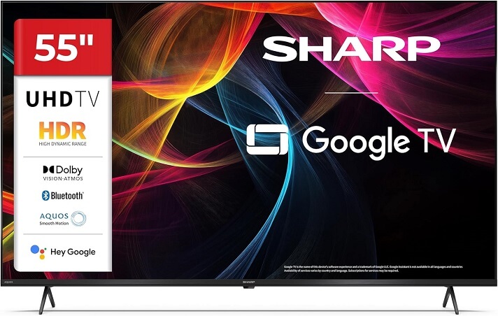 Sharp 55-Inch 4K Ultra HD LED Google TV