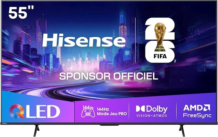Hisense 55 Pouces QLED 4K Smart TV