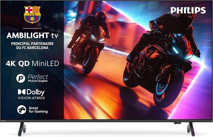 PHILIPS Ambilight 55 Pouces Mini LED 4K Smart TV