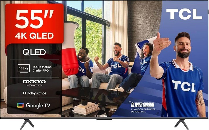TCL 55 Pouces QLED 4K Ultra HD TV