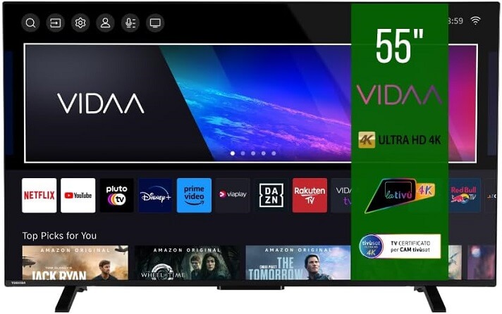 Toshiba 55 pollici Smart VIDAA TV