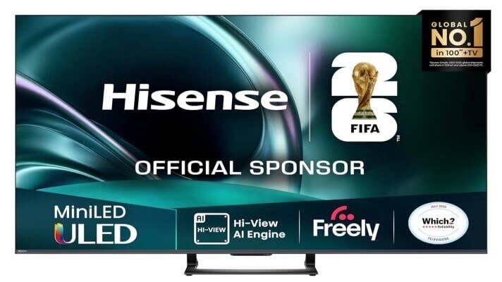 Hisense 55 Inch MiniLED QLED Smart AI TV